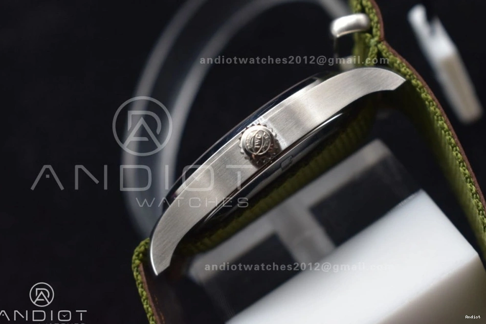 Strap Best IW327007 Green Nylon A35111 XVIII Dial Mark Edition 1:1 TO “TRIBUTE M+F XI” Black on MARK 0506